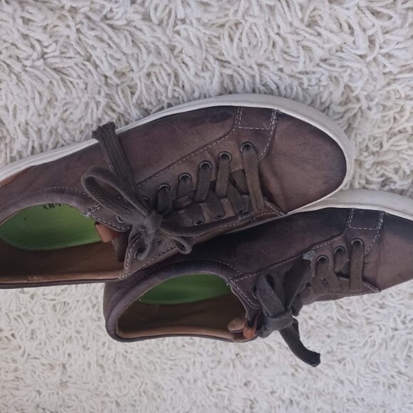 Johnston & Murphy Men’s Leather Sneakers Brown Casual Lace Up Shoes Size 9.5 M - Picture 7 of 11
